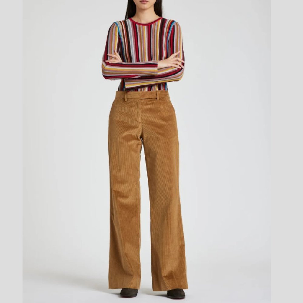 Paul Smith Copper Corduroy Bootcut Trousers